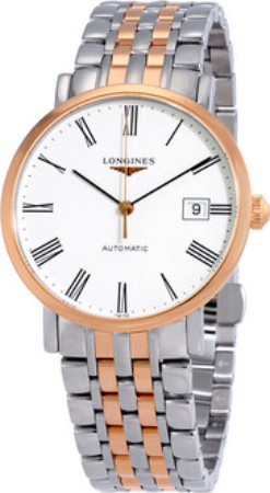 Longines Herrklocka L4.810.5.11.7 Elegant Vit/18 karat roséguld Ø37 - Longines