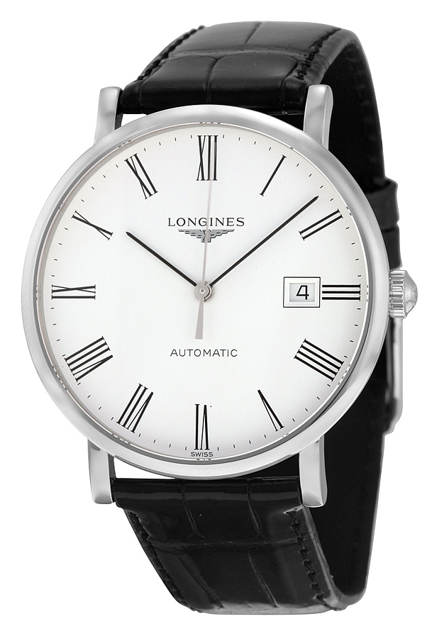 Longines Herrklocka L4.910.4.11.2 Grande Classique Vit/Läder Ø39 mm - Longines