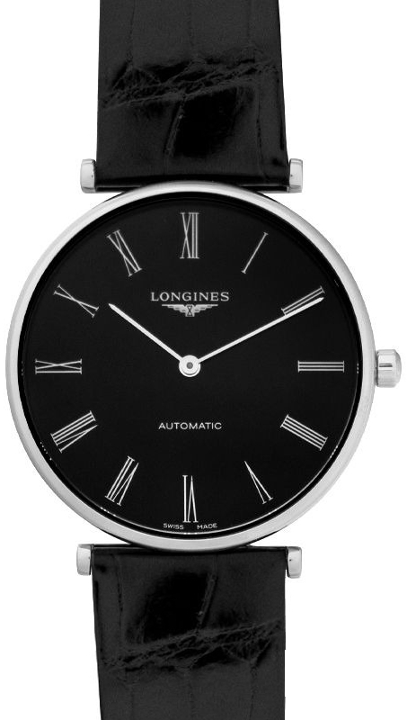 Longines L4.918.4.51.2 La Grande Classique De Svart/Läder Ø38 mm - Longines