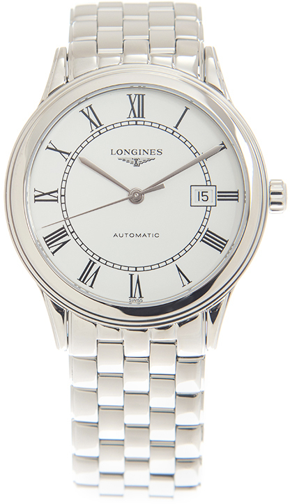 Longines Herrklocka L4.984.4.21.6 Flagship Vit/Stål Ø40 mm - Longines