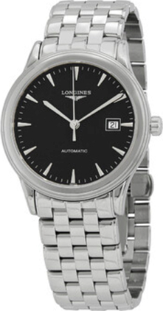 Longines Herrklocka L4.984.4.52.6 Flagship Svart/Stål Ø40 mm - Longines