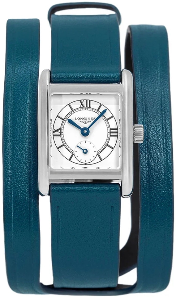 Longines Damklocka L5.200.4.75.9 Mini Dolcevita Silverfärgad/Läder - Longines