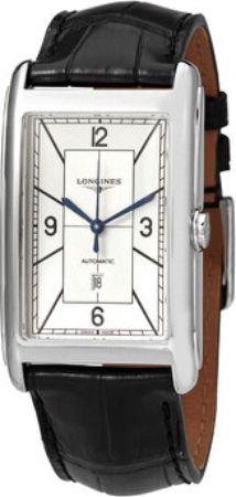 Longines Herrklocka L5.767.4.73.0 Dolcevita Silverfärgad/Läder - Longines