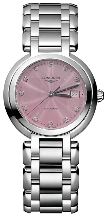 Longines Damklocka L8.113.4.99.6 PrimaLuna Rosa/Stål Ø30 mm - Longines