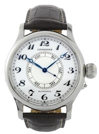 Longines Heritage Herrklocka L2.713.4.13.0 Weems Vit/Läder Ø47.5 mm - Longines