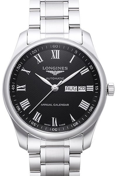 Longines Herrklocka L2.910.4.51.6 Master Svart/Stål Ø40 mm - Longines