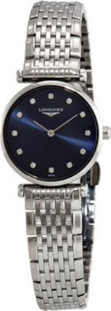 Longines Damklocka L4.209.4.97.6 La Grande Classique De Blå/Stål - Longines