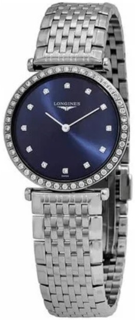 Longines Damklocka L4.341.0.97.6 La Grande Classique De Blå/Stål - Longines