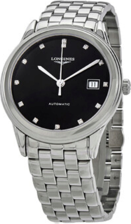 Longines Herrklocka L4.974.4.57.6 Flagship Svart/Stål Ø38.5 mm - Longines