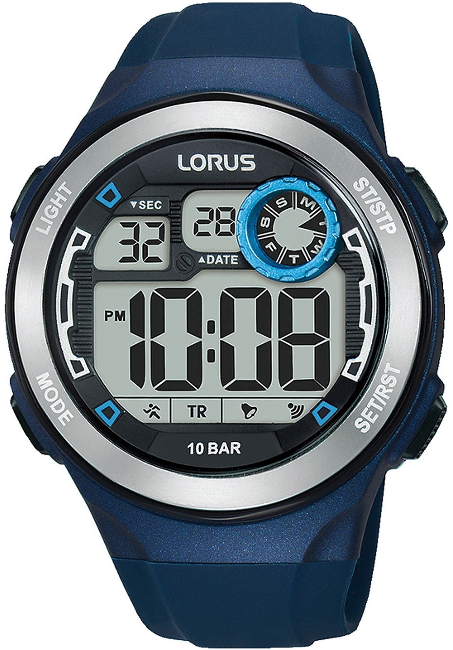 Lorus Herrklocka R2383NX9 Sports Gr&aring;/Plast &Oslash;45 mm