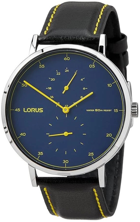 Lorus Herrklocka R3A55AX9 Classic Blå/Läder Ø42 mm - Lorus