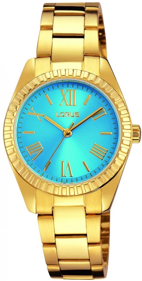 Lorus Damklocka RG234KX9 Blå/Gulguldtonat stål Ø28 mm - Lorus