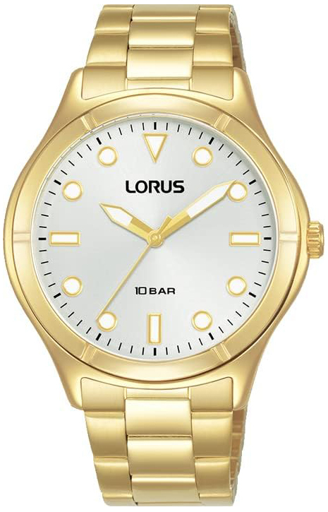 Lorus Damklocka RG248VX9 Classic Vit/Gulguldtonat stål Ø36 mm - Lorus