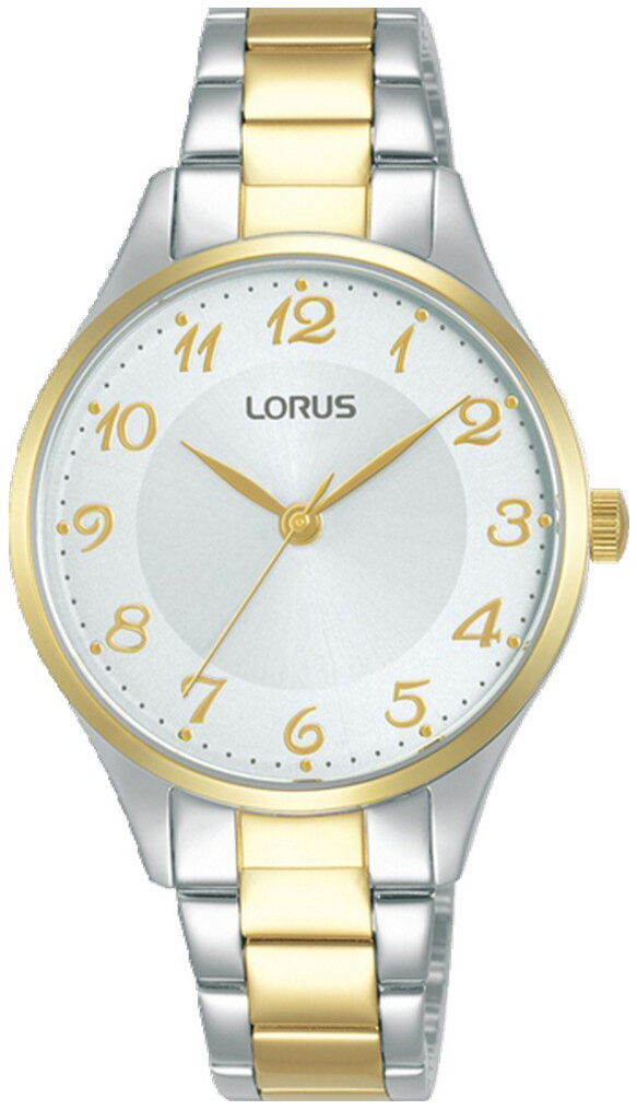 Lorus Damklocka RG270VX9 Classic Vit/Gulguldtonat stål Ø32 mm - Lorus