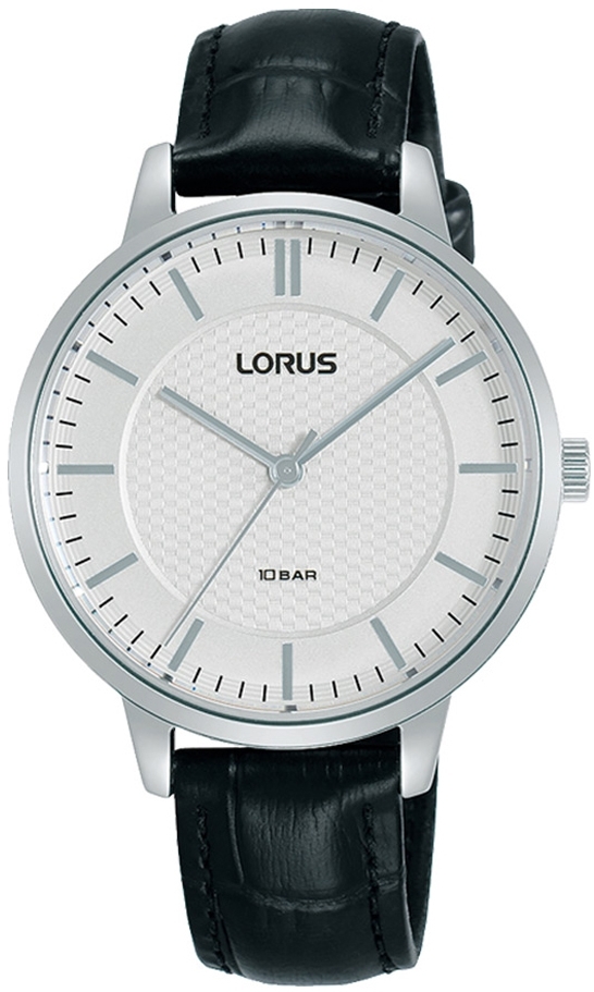 Lorus Damklocka RG277TX9 Classic Silverfärgad/Läder Ø34 mm - Lorus
