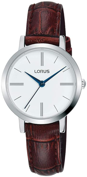 Lorus Damklocka RG289QX9 Classic Vit/Läder Ø28 mm - Lorus