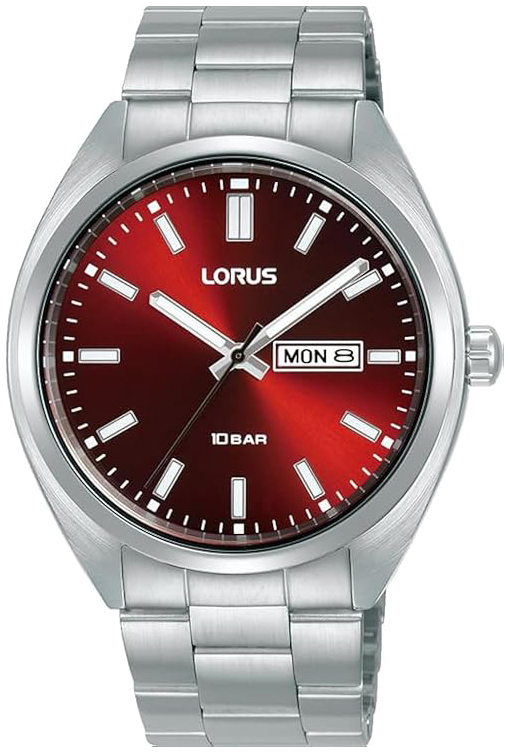 Lorus Herrklocka RH369AX9 Classic Röd/Stål Ø41 mm - Lorus
