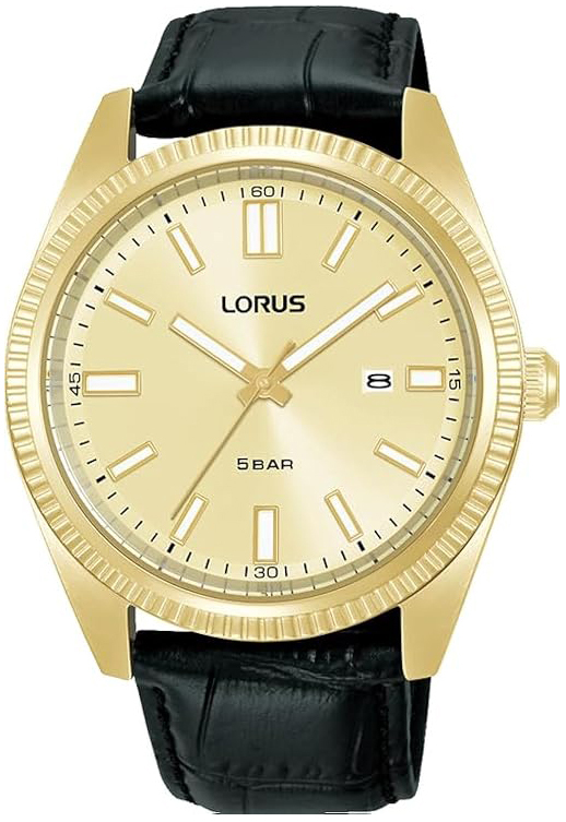 Lorus Herrklocka RH976QX9 Classic Guld/Läder Ø42 mm