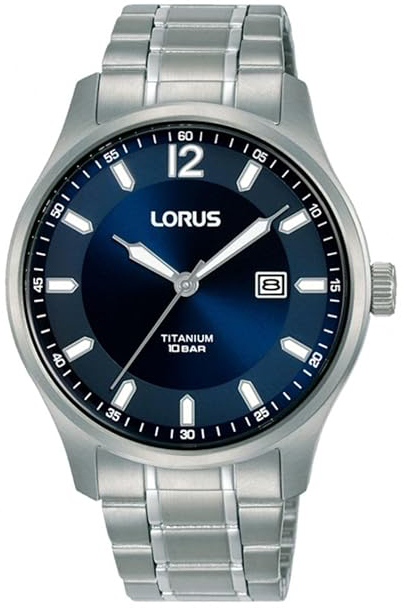 Lorus Herrklocka RH997QX9 Classic Blå/Titan Ø42 mm