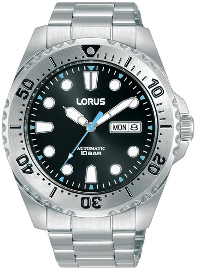 Lorus Herrklocka RL471BX9 Sport Svart/Stål Ø44 mm