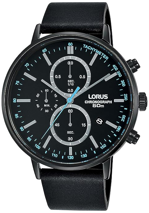 Lorus Herrklocka RM363FX9 Classic Svart/Läder Ø40 mm - Lorus