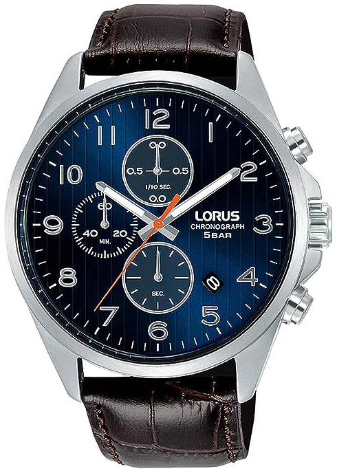 Lorus Herrklocka RM387FX9 Sports Blå/Läder Ø43 mm - Lorus