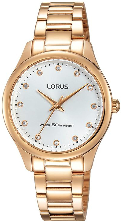 Lorus Damklocka RRS84VX9 Classic Vit/Roséguldstonat stål Ø30 mm - Lorus