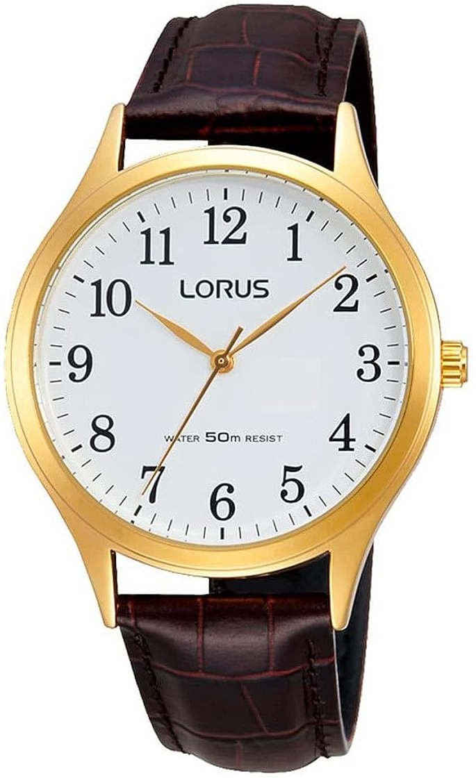 Lorus Herrklocka RRX18HX9 Classic Vit/L&auml;der &Oslash;40 mm