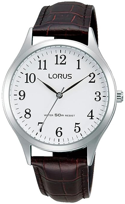 Lorus Herrklocka RRX25HX9 Classic Vit/L&auml;der &Oslash;42 mm