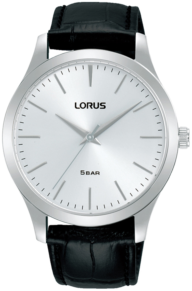 Lorus Herrklocka RRX73HX9 Classic Silverfärgad/Läder Ø40 mm - Lorus