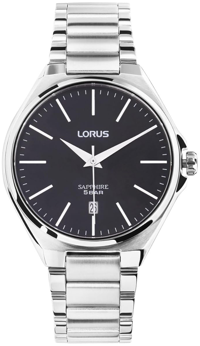 Lorus Herrklocka RS945DX9 Dress Svart/Stål Ø40 mm - Lorus