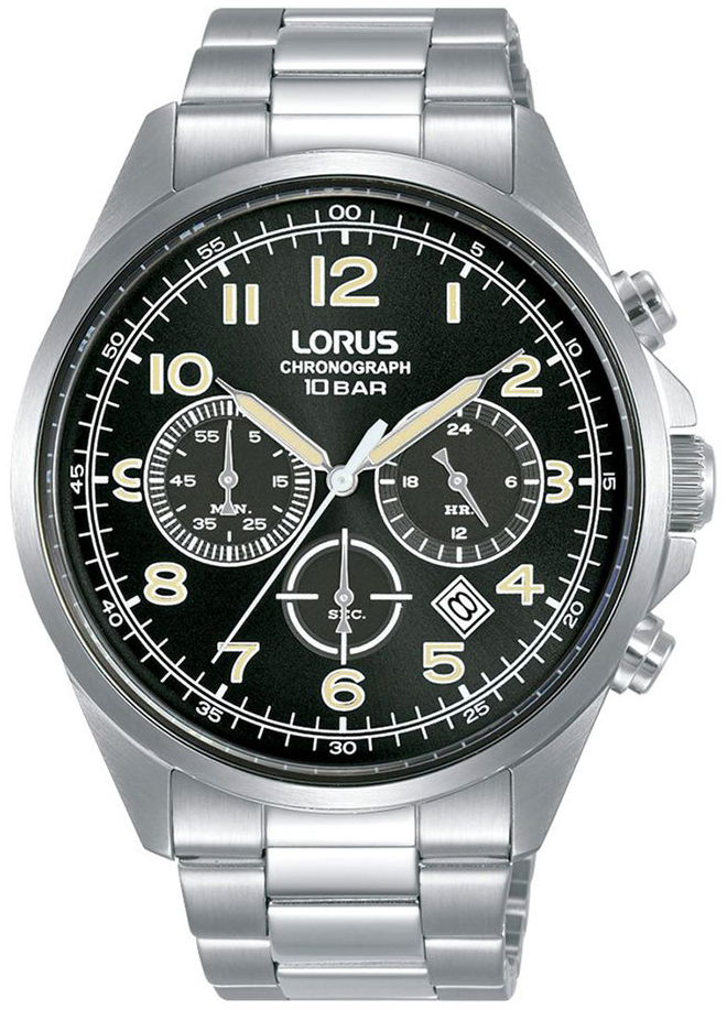 Lorus Herrklocka RT303KX9 Sport Svart/Stål Ø43 mm - Lorus
