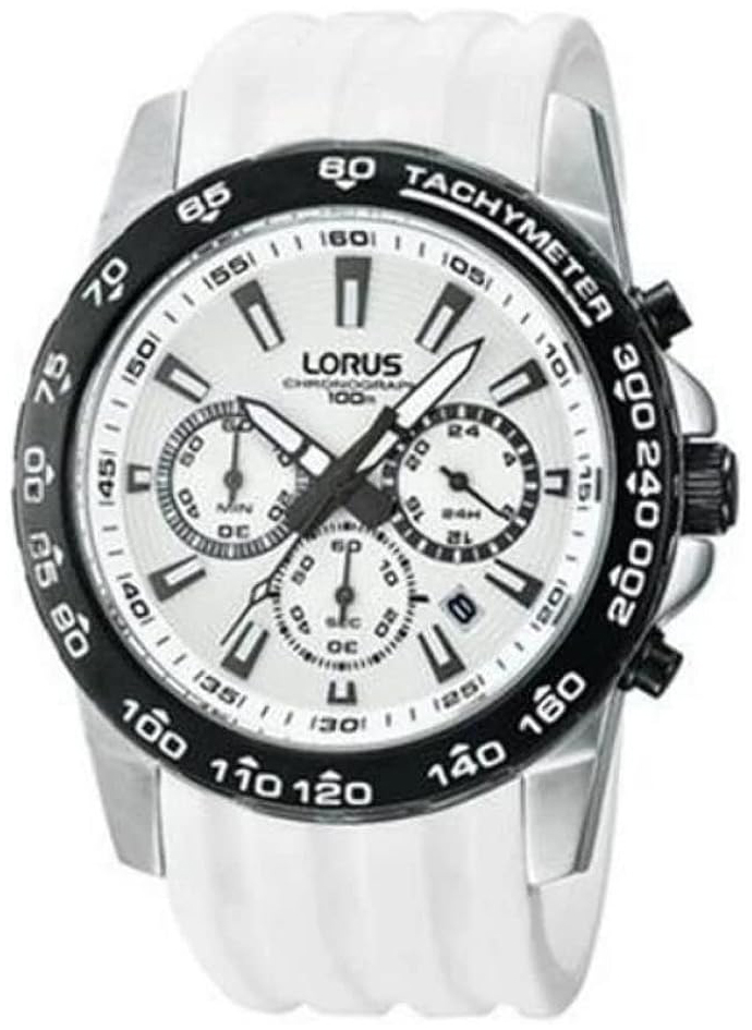 Lorus Herrklocka RT319BX9 Vit/Gummi Ø44 mm - Lorus