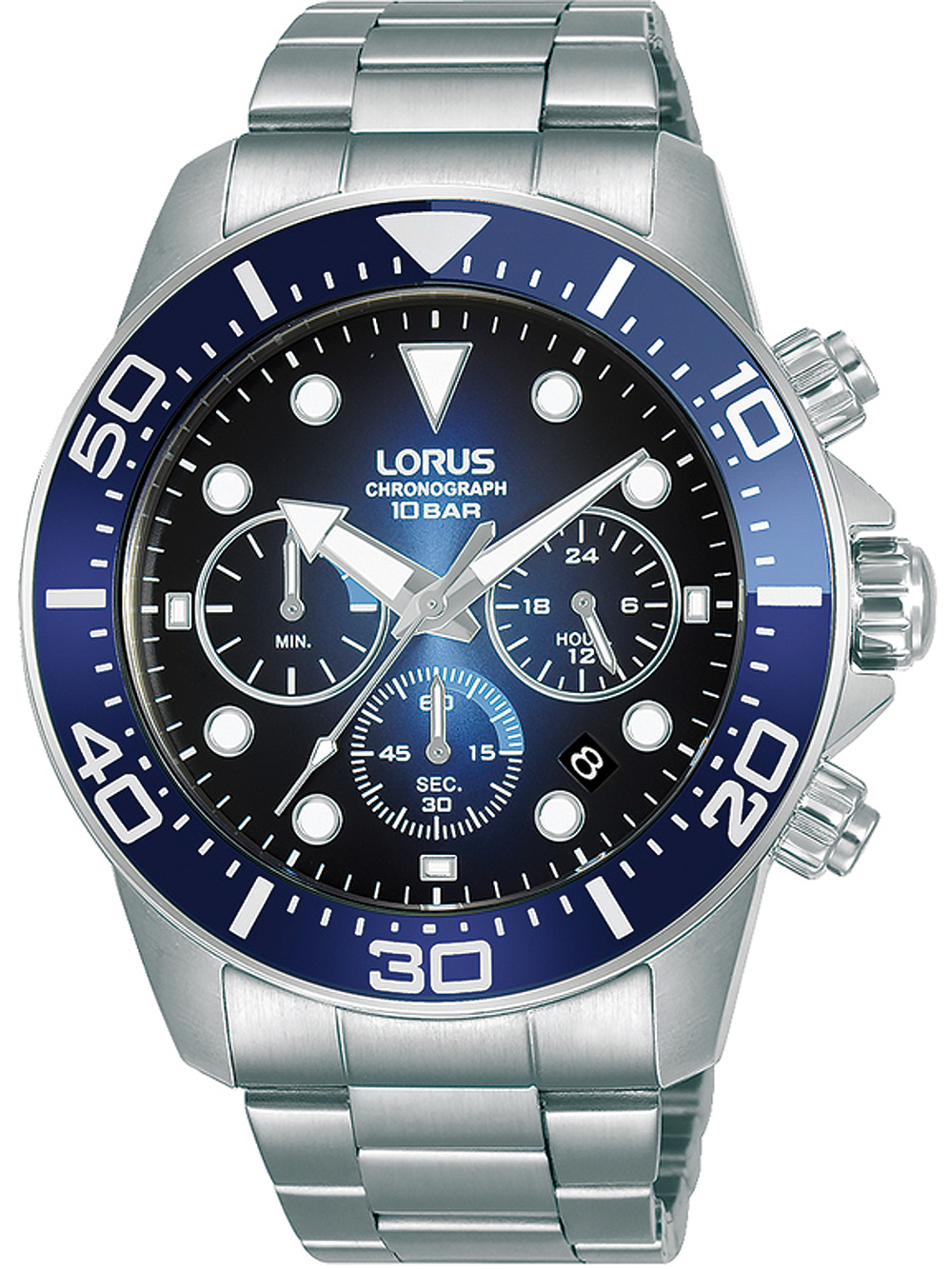 Lorus Herrklocka RT343JX9 Sports Blå/Stål Ø43 mm - Lorus