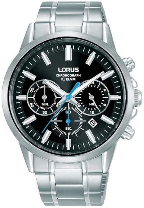 Lorus Herrklocka RT371KX9 Sports Svart/Stål Ø42 mm