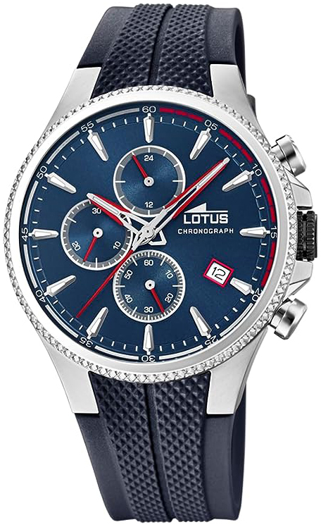 Lotus Herrklocka 18621/1 Blå/Gummi Ø42 mm - Lotus