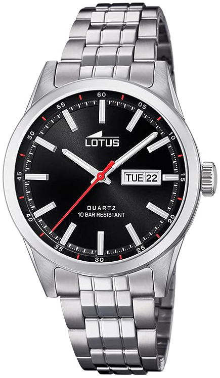 Lotus Herrklocka 18670/4 Classic Svart/Stål Ø42 mm - Lotus