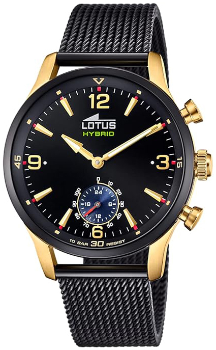 Lotus Herrklocka 18804/1 Connected Svart/Stål Ø43 mm
