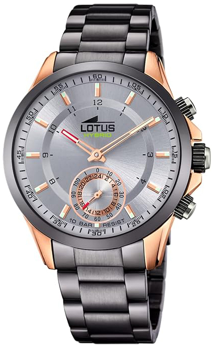 Lotus Herrklocka 18808/1 Connected Grå/Stål Ø43 mm - Lotus