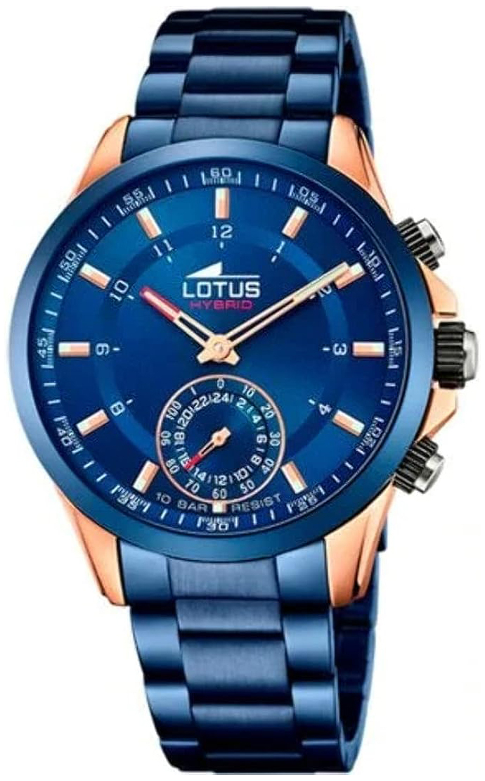 Lotus Herrklocka 18809/1 Connected Blå/Stål Ø43 mm - Lotus