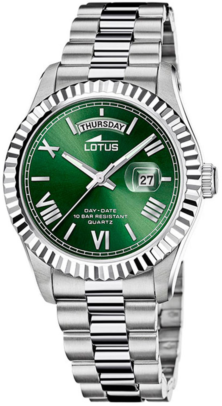 Lotus Herrklocka 18854/3 Freedom Grön/Stål Ø41.5 mm - Lotus