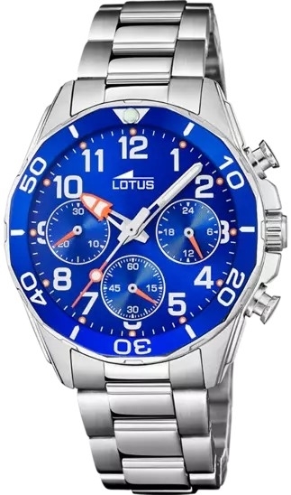 Lotus 18858/1 Junior Blå/Stål Ø36 mm - Lotus