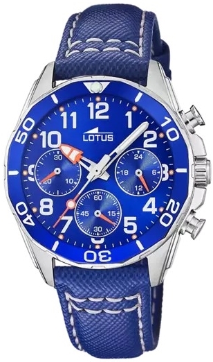 Lotus 18859/1 Junior Blå/Läder Ø36 mm - Lotus