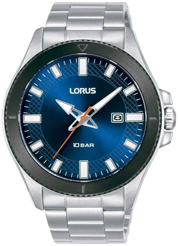 Lorus Herrklocka RH901QX9 Lotus Classic Blå/Stål Ø44 mm