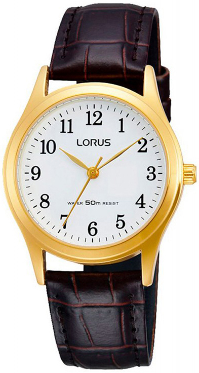 Lorus Damklocka RRX20HX9 Classic Silverf&auml;rgad/L&auml;der &Oslash;37 mm