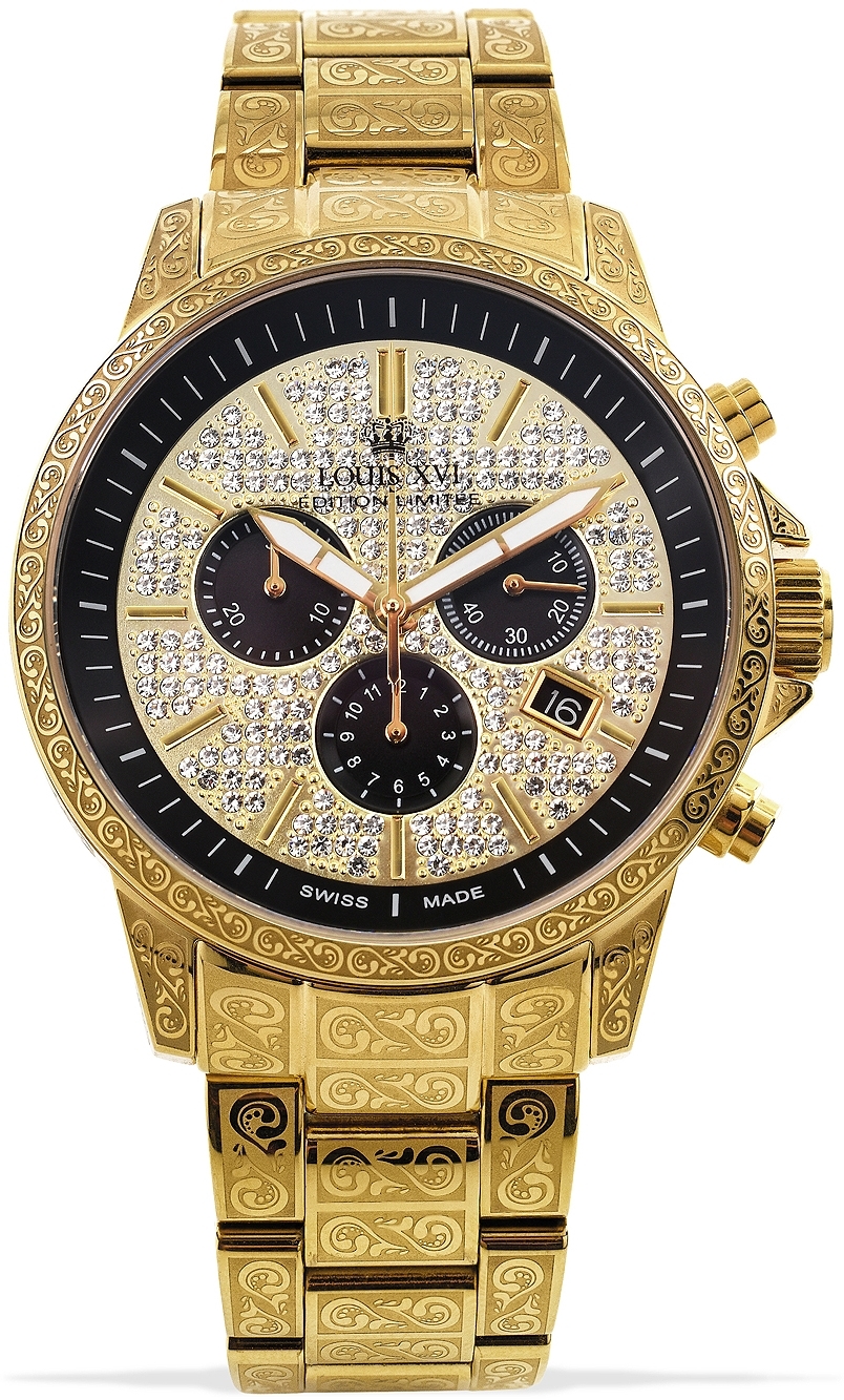 Louis XVI Herrklocka LXVI1087 Palais Royale Guldtonad/Gulguldtonat - Louis XVI