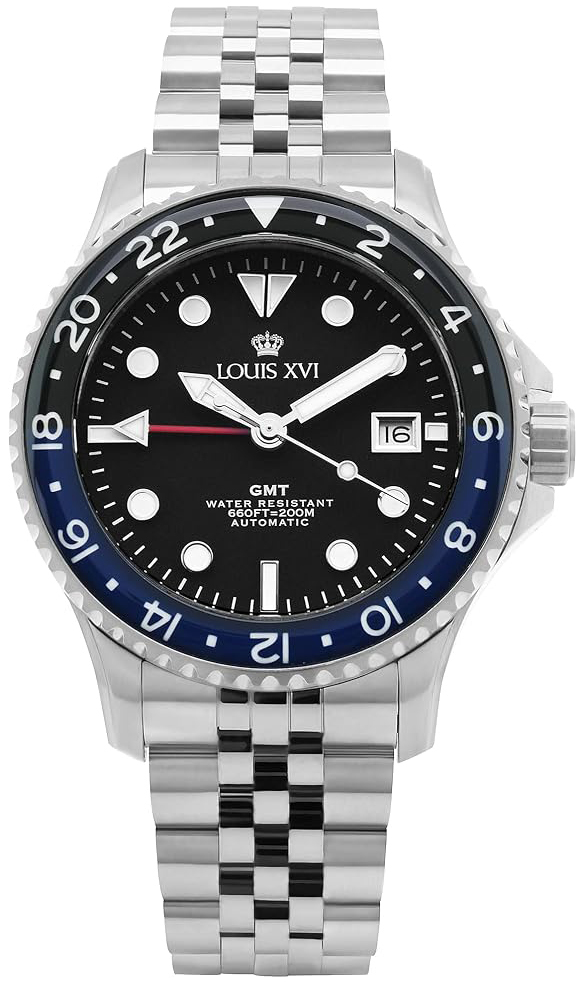 Louis XVI Herrklocka LXVI1433 Mirabeau Svart/Stål Ø41 mm - Louis XVI