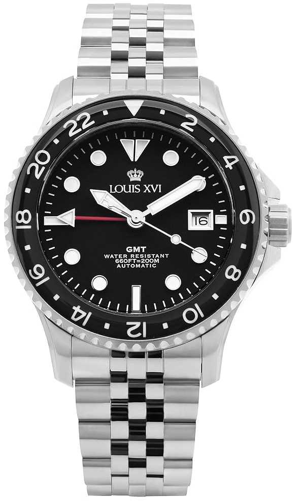 Louis XVI Herrklocka LXVI1434 Mirabeau Svart/Stål Ø41 mm - Louis XVI