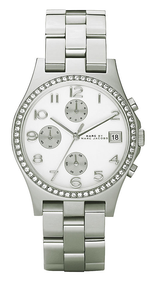 Marc by Marc Jacobs Damklocka MBM3072 Henry Vit/Stål Ø36.5 mm - Marc by Marc Jacobs