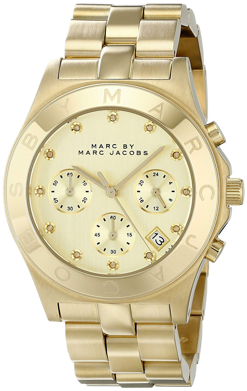 Marc by Marc Jacobs Damklocka MBM3101 Blade Guld/Gulguldtonat stål - Marc by Marc Jacobs